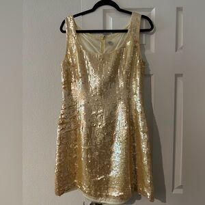 Pale Yellow/Pale Gold Yellow Dress